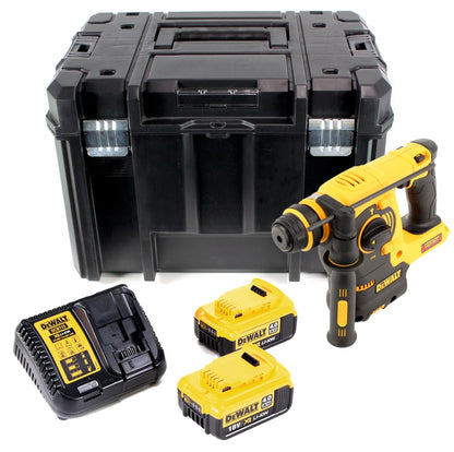 DeWalt DCH 253 M2 Akku Kombi Bohrhammer 18 V 2,1 J SDS plus + 2x Akku 4,0 Ah + Ladegerät + TSTAK - Toolbrothers