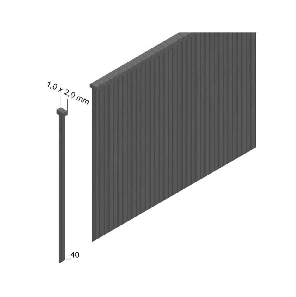 Prebena Druckluftnagler 2P-J/ES 40 COMBI 5 bis 7 Bar - im Transportkoffer + Prebena J 40 CNKHA Stauchkopfnägel Brads 40 mm 5000 Stück - Toolbrothers