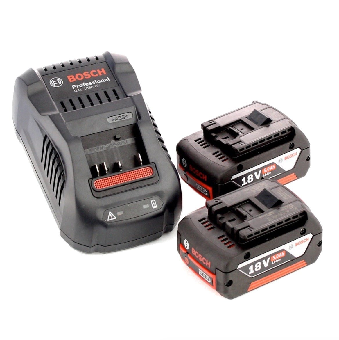 Bosch GBH 18V-26 F Akku Bohrhammer brushless SDS-Plus 18V 2,6J + 2x Akkus 5,0Ah + Ladegerät # 11-tlg. Meißel und Bohrer Set in L-Boxx - Toolbrothers