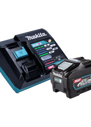 Makita GA 041 GT101 Akku Winkelschleifer 40 V max. 125 mm X-LOCK Brushless + 1x Akku 5,0 Ah + Ladegerät