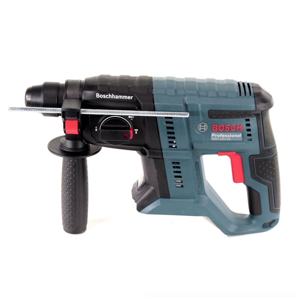 Bosch GBH 18V-20 18 V Li-Ion Akku Bohrhammer mit SDS-Plus im Koffer + 2 x 5,0 Ah Akku + Ladegerät + 11 tlg. Bohrer- und Meißelset - Toolbrothers