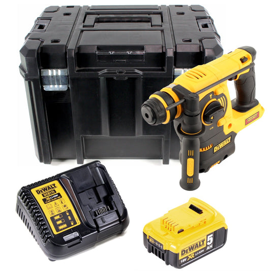 DeWalt DCH 253 P1 Akku Kombi Bohrhammer 18 V 2,1 J SDS plus + 1x Akku 5,0 Ah + Ladegerät + TSTAK - Toolbrothers