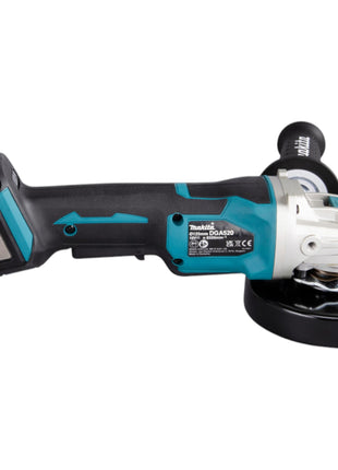 Makita DGA 520 T1X1 Akku Winkelschleifer 18 V 125 mm X-LOCK Brushless + 1x Akku 5,0 Ah - ohne Ladegerät