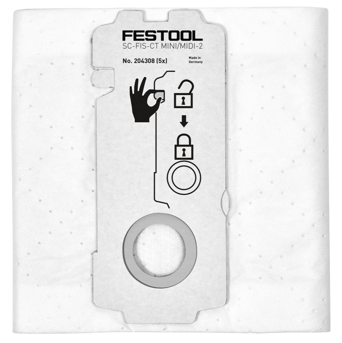 Festool SELFCLEAN Filtersack SC-FIS-CT MINI/MIDI-2/10 ( 204308 ) für CT MINI und CT MIDI ab Baujahr 2019 10 Stück - Toolbrothers