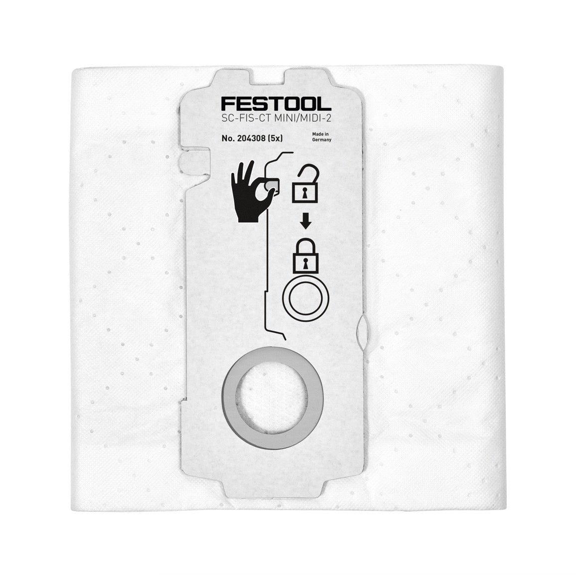 Festool SELFCLEAN Filtersack SC-FIS-CT MINI/MIDI-2/25 ( 5x 204308 ) für CT MINI und CT MIDI ab Baujahr 2019 25 Stück - Toolbrothers