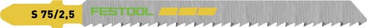 Festool S 75/2,5/25 Stichsägeblatt WOOD FINE CUT ( 204257 ) für PS 300, PSB 300, PS 400, PSC 400, PSBC 400, PSB 400, PS 420, PSB 420, PSC 420, PSBC 420