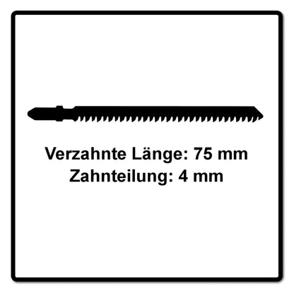 Festool S 75/4 FSG/5 Stichsägeblatt WOOD UNIVERSAL ( 204316 ) für PS 300, PSB 300, PS 400, PSC 400, PSBC 400, PSB 400, PS 420, PSB 420, PSC 420, PSBC 420