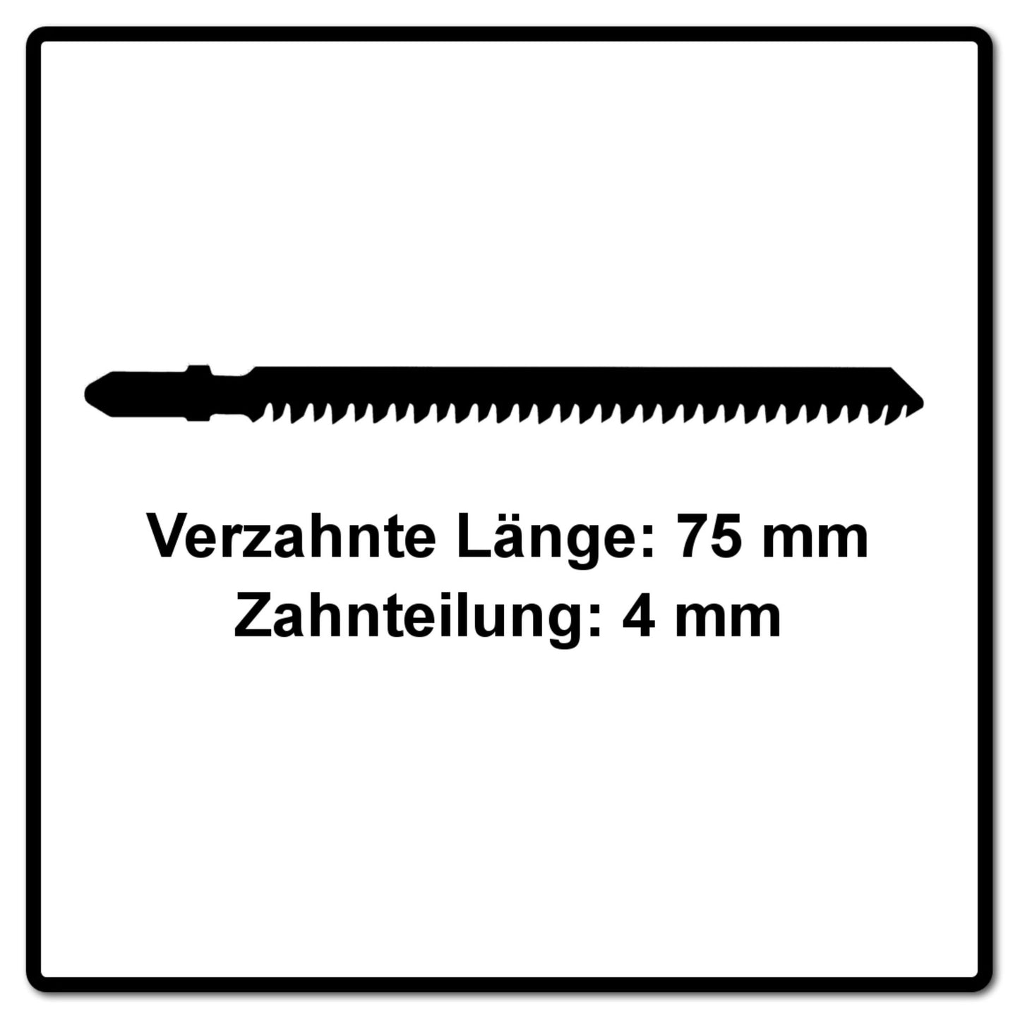 Festool S 75/4 FSG/20 lame de scie sauteuse WOOD UNIVERSAL (204317) pour PS 300, PSB 300, PS 400, PSC 400, PSBC 400, PSB 400, PS 420, PSB 420, PSC 420, PSBC 420