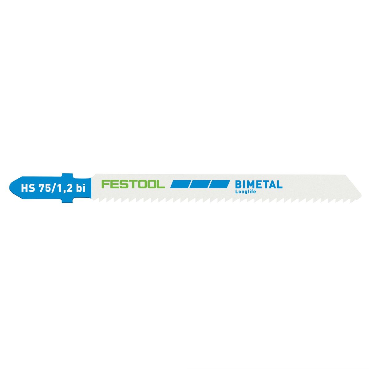 Festool HS 75/1,2 BI/20 Metal Steel / Stainless Steel Stichsägeblatt 75 mm 20 Stk. ( 204271 ) gewellte Grundform aus  BI-Metall