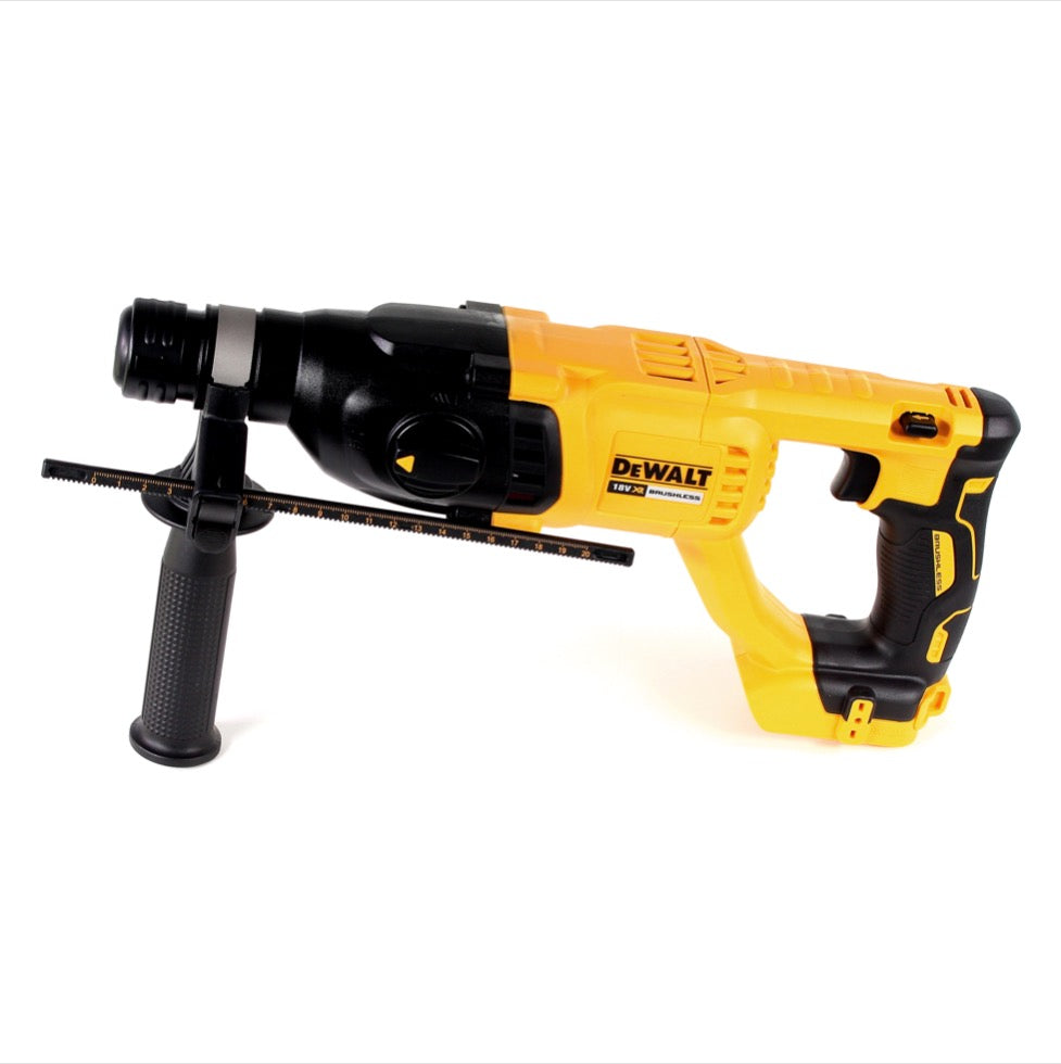 DeWalt DCH 133 P2 Akku Kombihammer 18V 2,6J SDS plus Brushless + 2x Akku 5,0Ah + Ladegerät + TSTAK + 17 tlg Bohrer Meißel Set - Toolbrothers