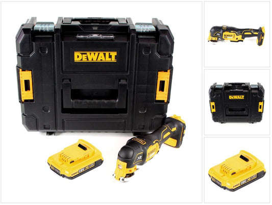 DeWalt DCS 355 NT Akku Oszillierer 18V Brushless Solo + 1x Akku 2,0Ah + TSTAK - ohne Ladegerät - Toolbrothers