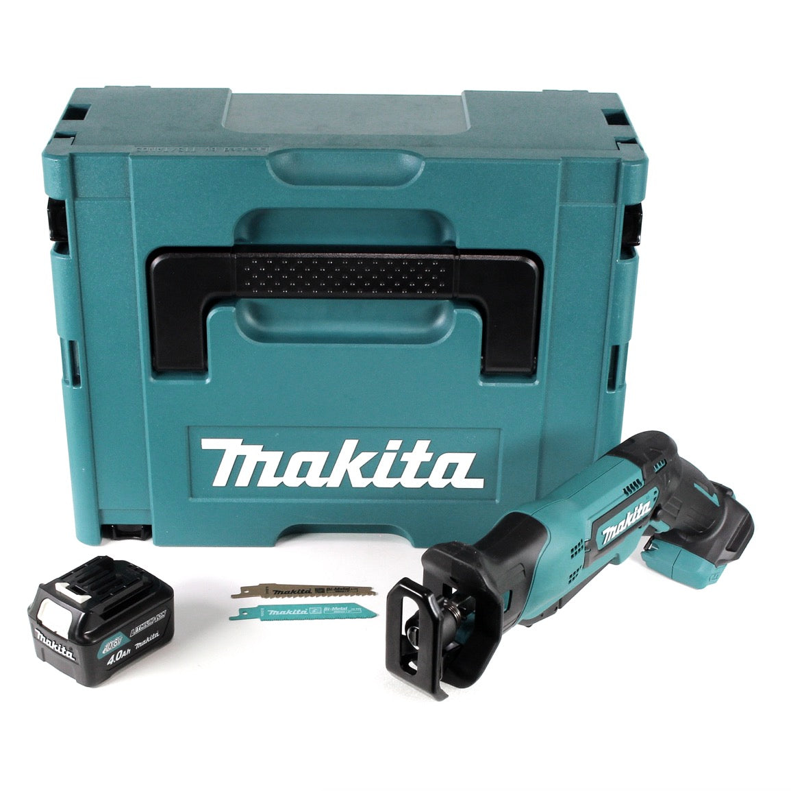 Makita JR 103 DM1J Akku Säbelsäge 10,8V im MakPac + 1x 4,0 Ah Akku - ohne Ladegerät - Toolbrothers