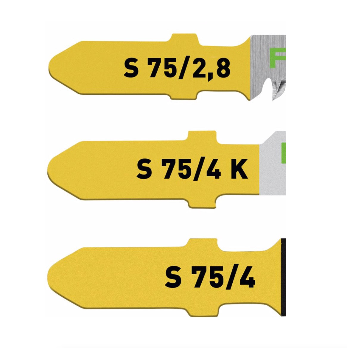 Festool Stichsägeblätter Set STS-Sort/50 W für Holz 50-teilig - je 10x Wood Fine Cut, Wood Universal, Wood Straight Cut, Wood Curves, Wood Basic ( 2x 204275 ) - Toolbrothers