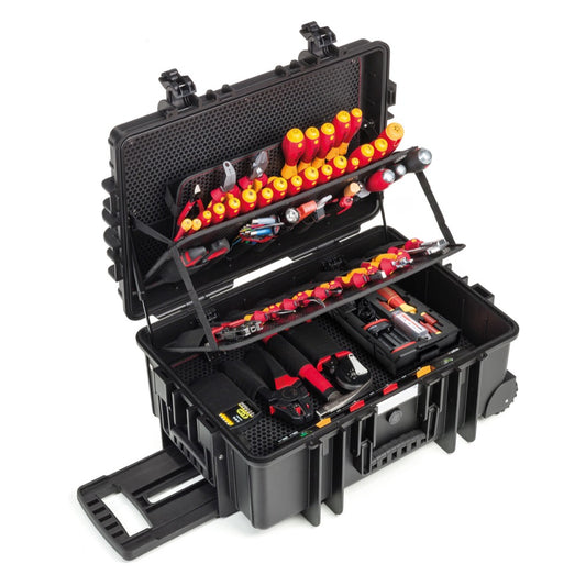 Wiha Electrician Competence XXL II mit speedE® - 80 Jahre Wiha Jubiläumsedition - 122-teiliges Elektriker-Set ( 9300704J ) - Toolbrothers