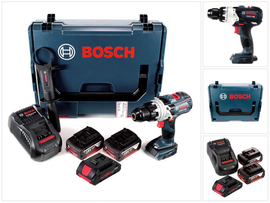 Bosch GSB 18V-85 C Akku Schlagbohrschrauber 18V 85Nm 1/2" Brushless + 2x Akku 5,0Ah + 1x ProCore Akku 4,0Ah + Ladegerät + L-Boxx - Toolbrothers