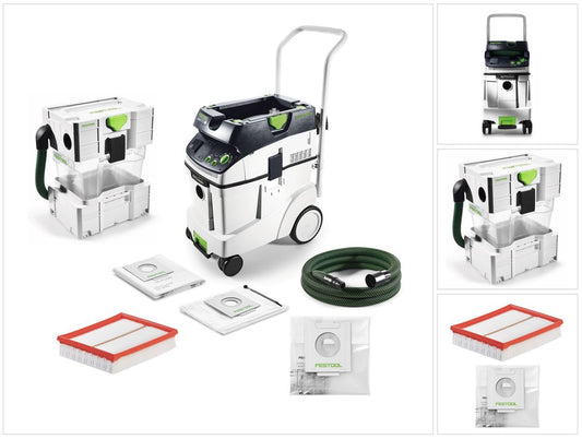 Festool CTL 48 E AC CLEANTEC Absaugmobil 48l Staubkl. L ( 574974 ) + Extra Zubehör mit Vorabscheider - Toolbrothers