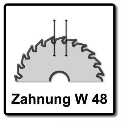 Festool Feinzahn Kreissägeblatt HW 160 x 20 x 2,2 mm W48 160 mm 48 Zähne ( 2 x 491952 ) - Toolbrothers