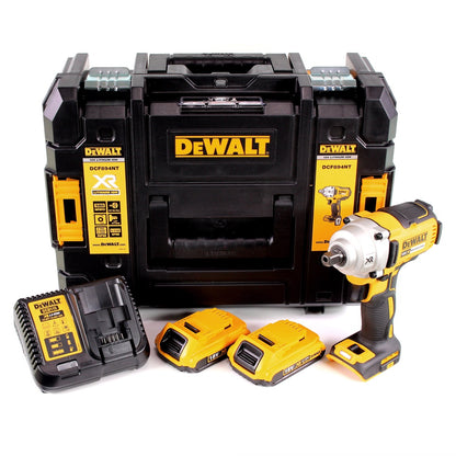 DeWalt DCF 894 D2 Akku Schlagschrauber 18 V 447 Nm 1/2" Brushless + 2x Akku 2,0 Ah + Ladegerät + TSTAK - Toolbrothers