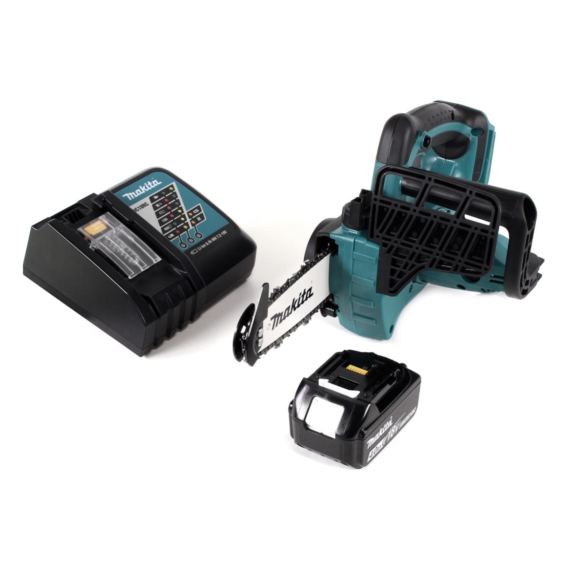 Makita DUC 122 RM1 18 V Li-Ion Akku Kettensäge + 1x BL1840 4,0 Ah Akku + DC18RC Ladegerät - Toolbrothers