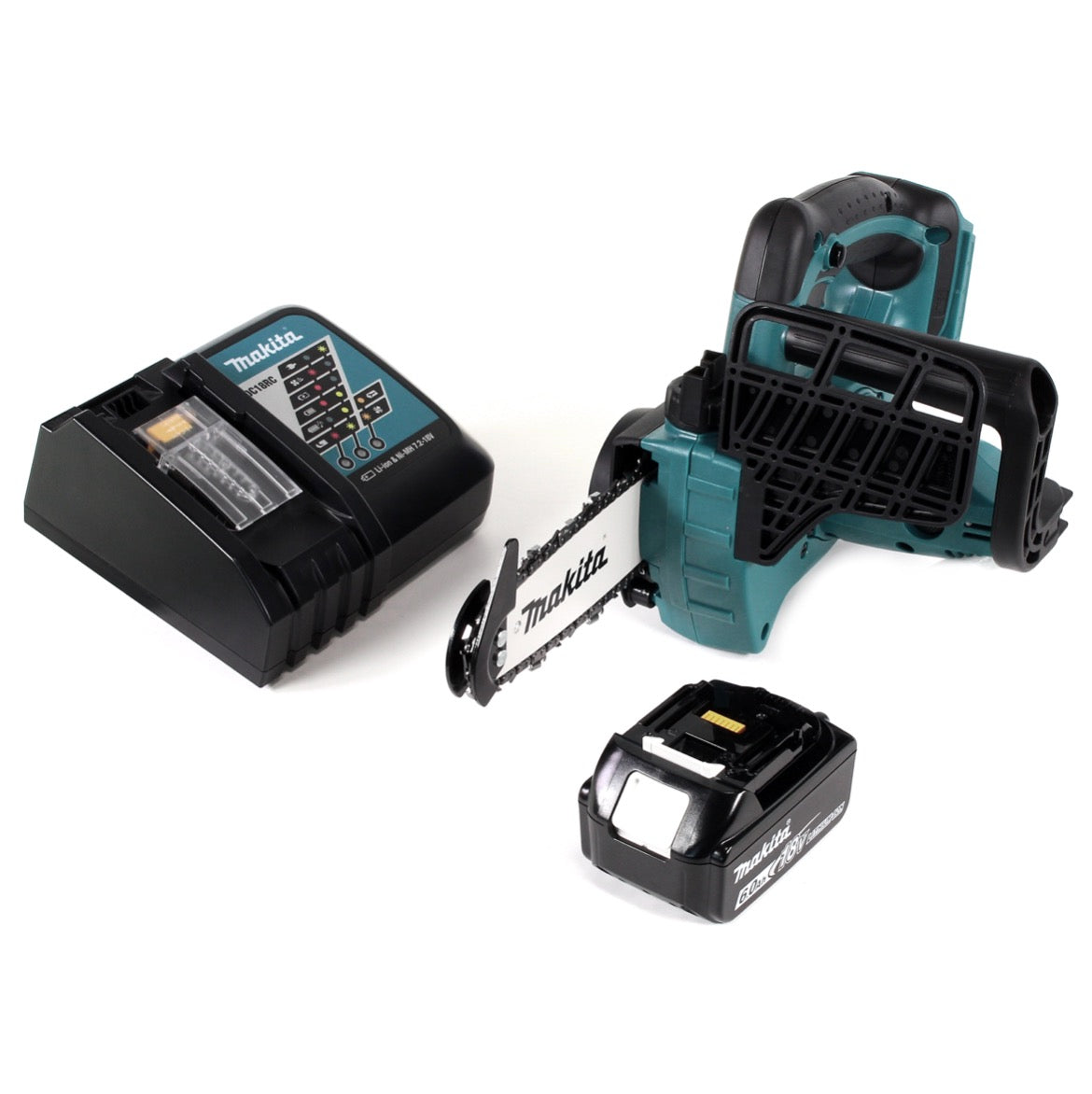 Makita DUC 122 RG1 18 V Li-Ion Akku Kettensäge + 1x BL1860 6,0 Ah Akku + DC18RC Ladegerät - Toolbrothers