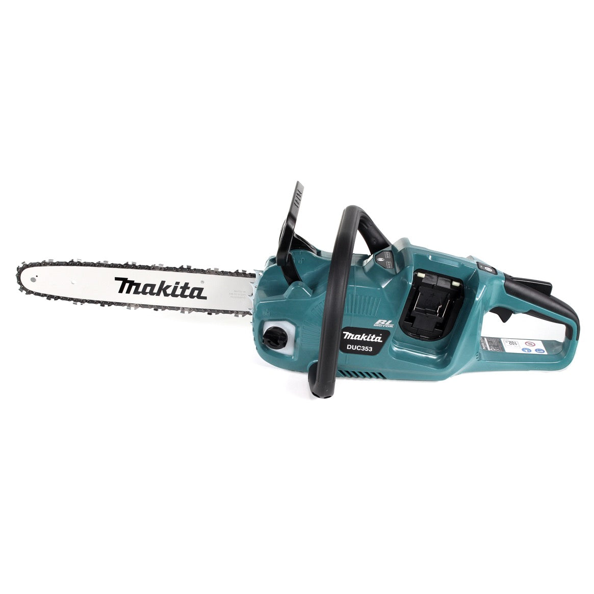 Makita DUC 353 G2 Akku Kettensäge 36V ( 2x18V ) Brushless 35 cm + 2x 6,0 Ah Akku - ohne Ladegerät - Toolbrothers