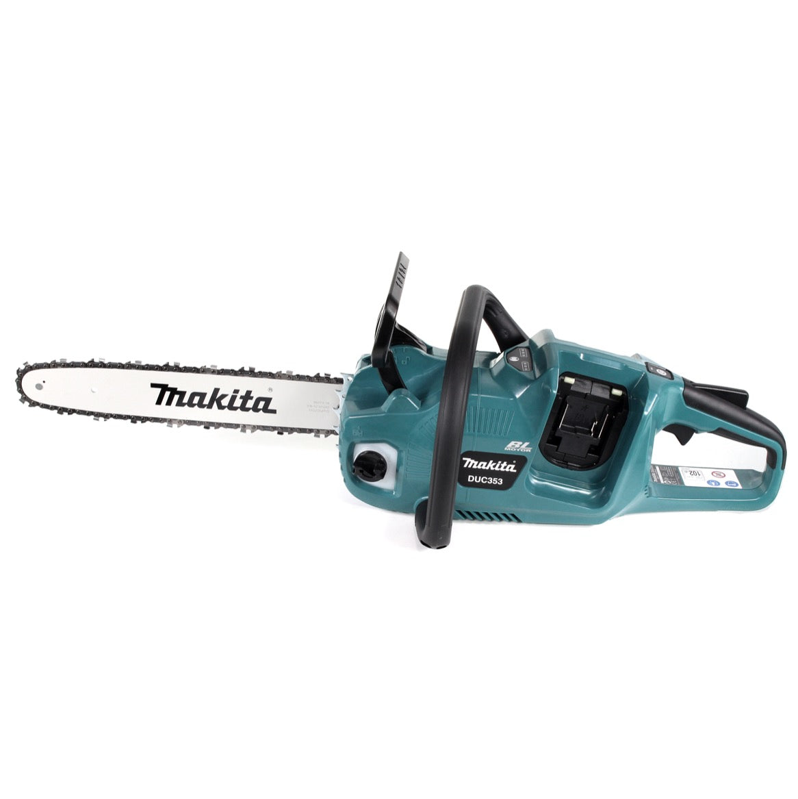 Makita DUC 353 RG2 Akku Kettensäge 36V ( 2x18V ) Brushless 35 cm + 2 x 6,0 Ah Akku + Ladegerät - Toolbrothers