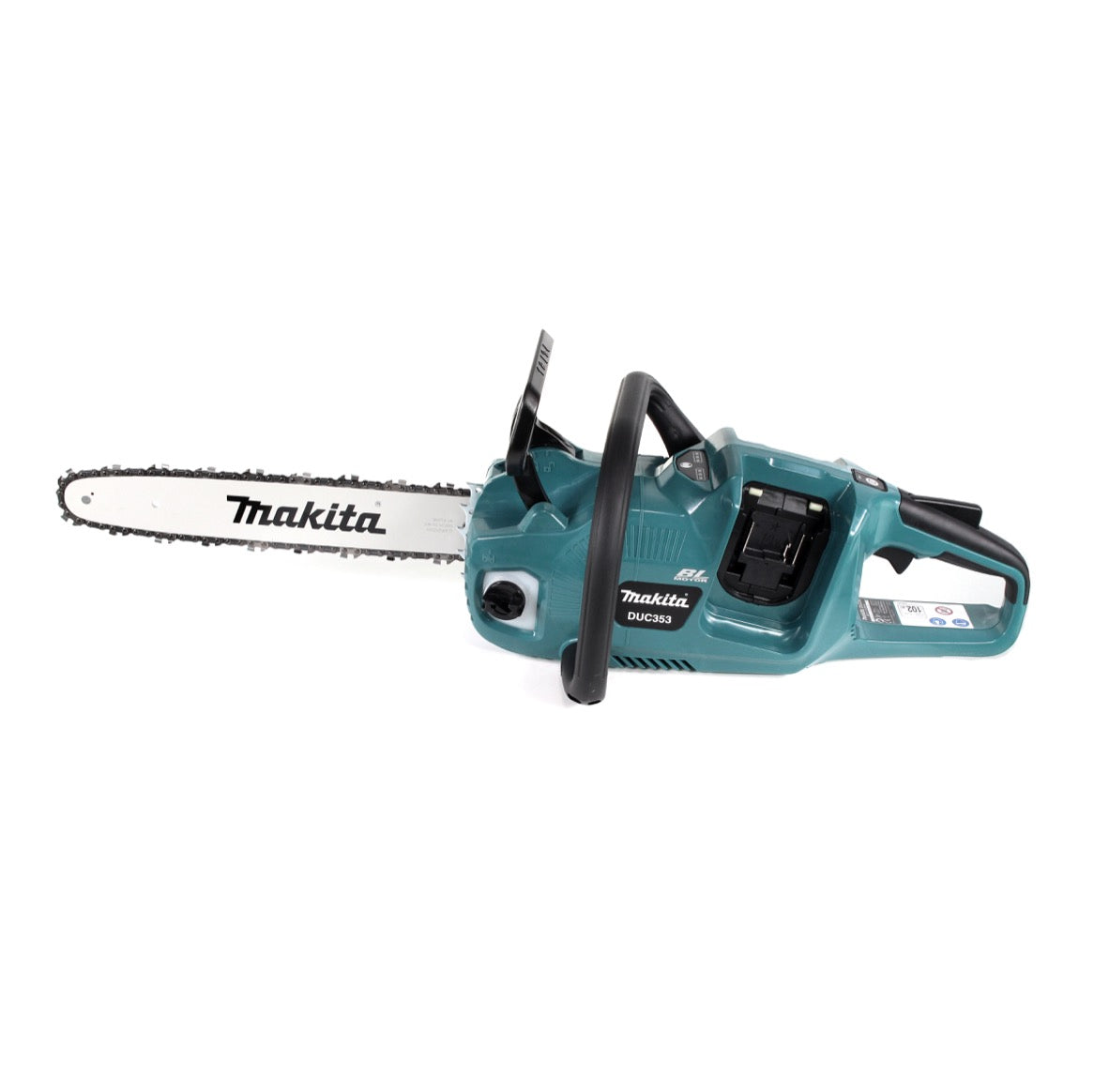 Makita DUC 353 PG2 Akku Kettensäge 36V ( 2x18V ) Brushless 35 cm + 2x 6,0 Ah Akku + Doppelladegerät - Toolbrothers