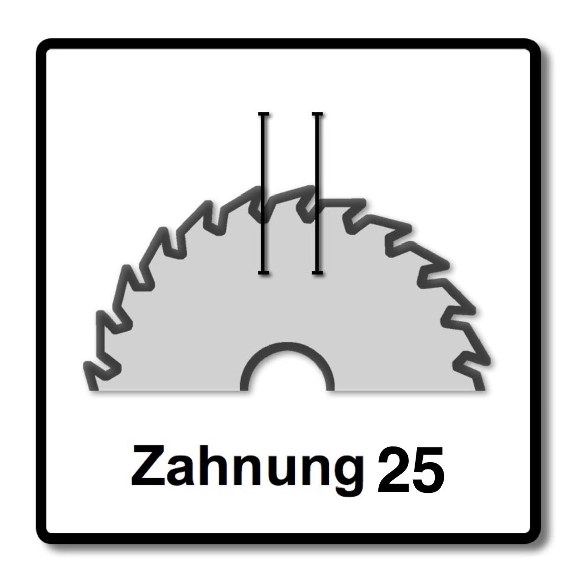 Makita EFFICUT Kreissägeblatt für Holz 165 x 1,4 x 20 mm 25 Zähne ( B-62985 ) - Toolbrothers