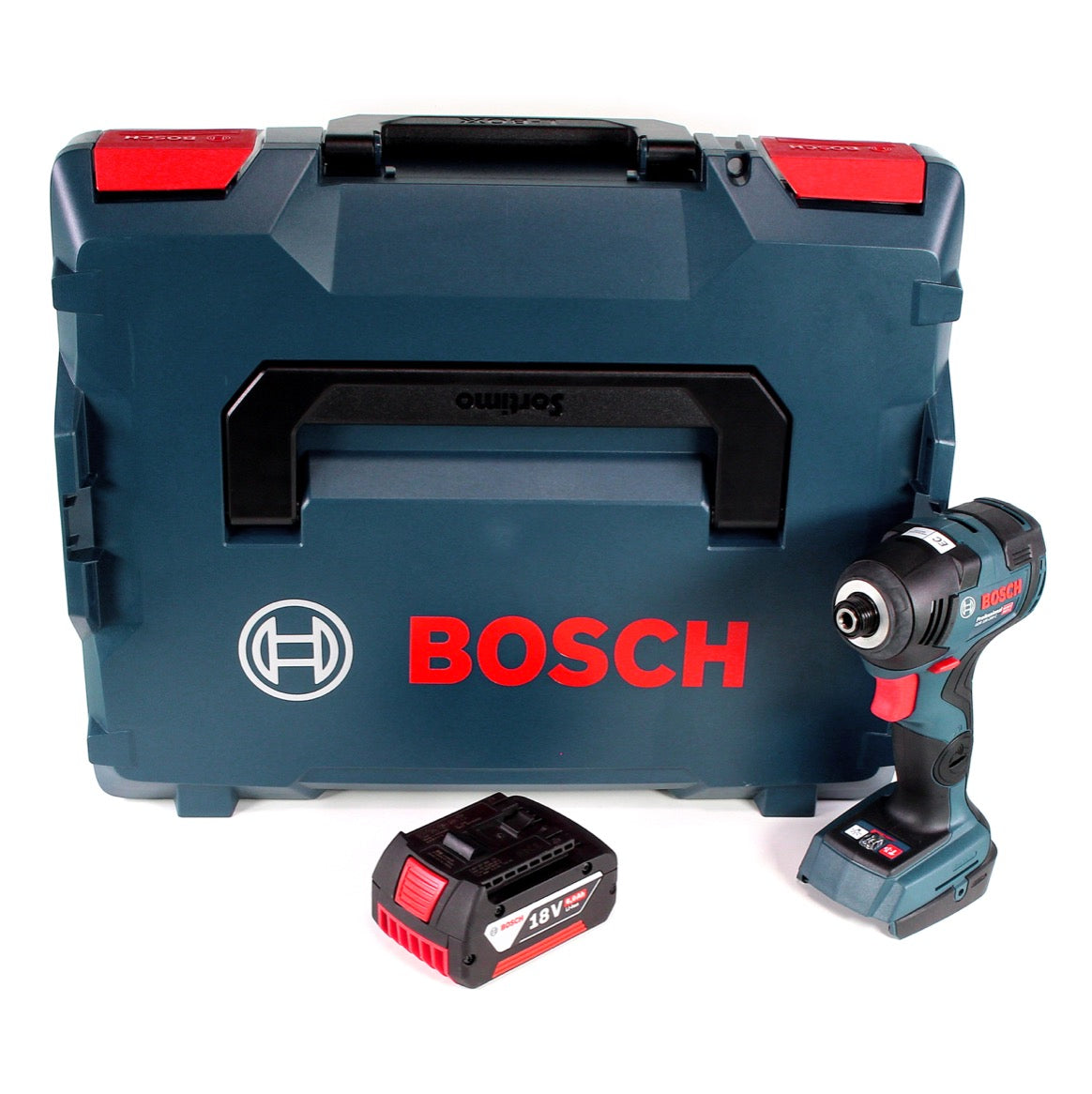 Bosch GDR 18 V-200 C Akku Drehschlagschrauber 18 V 1/4" in L-Boxx + 1 x 6,0 Ah Akku - ohne Ladegerät - Toolbrothers