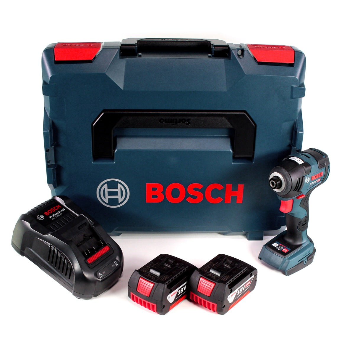 Bosch GDR 18 V-200 C Akku Drehschlagschrauber 18 V 1/4" in L-Boxx + 2 x 6,0 Ah Akku + Ladegerät - Toolbrothers