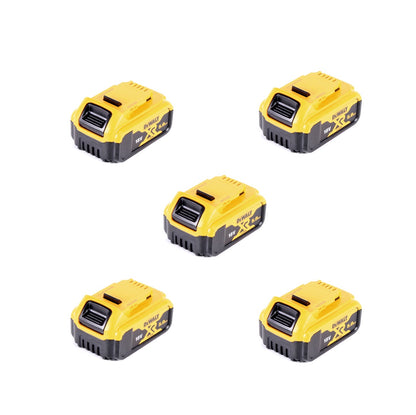 DeWalt DCB 184 P5 Akku Profi-Set mit 5x 18 V 5,0 Ah Akkus in TSTAK II DWST1-70703 Werkzeugkoffer - Toolbrothers