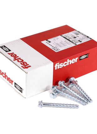 Fischer ULTRACUT FBS II Betonschraube 10x100 mm 300 Stk. ( 3x 548743 ) Sechskantkopf SW15 Unterlegscheibe galvanisiert verzinkt - Toolbrothers