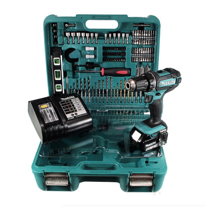 Makita DDF 482 STTK Akku Bohrschrauber 18 V 62Nm + 5,0 Ah Akku + Ladegerät + 101 tlg. Werkzeugset - Toolbrothers