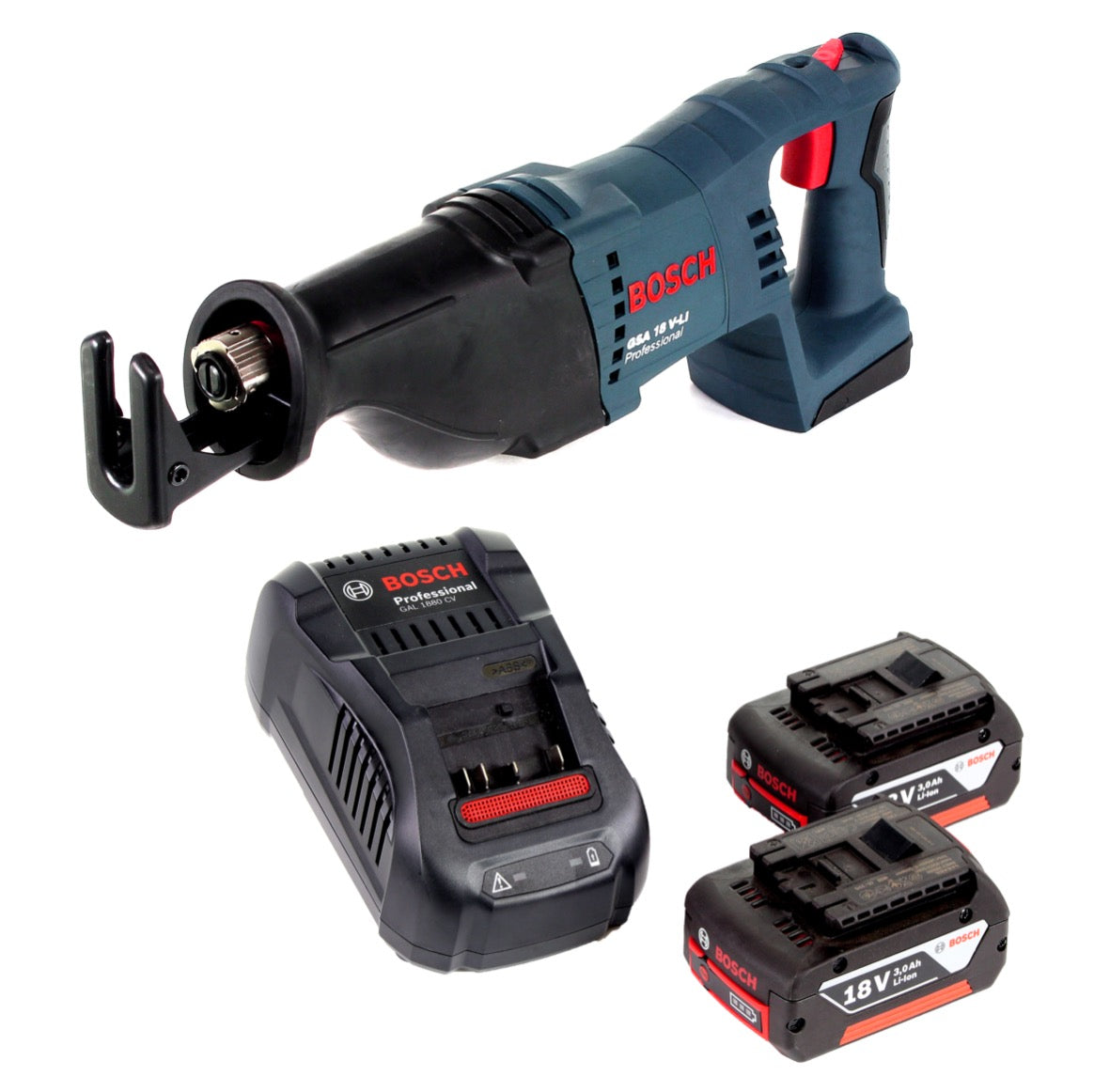 Bosch GSA 18 V-Li Akku Säbelsäge 18V + 2x Akku 3,0Ah + Ladegerät - Toolbrothers