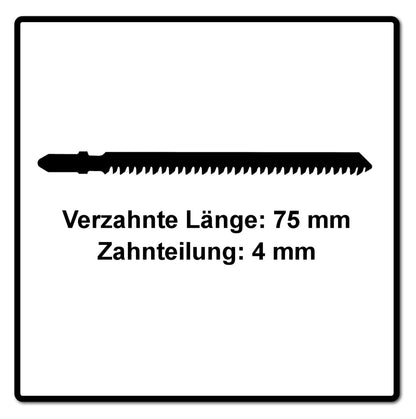 Festool S 75/4 FSG/40 WOOD Universal Stichsägeblatt 75 mm 40 Stk. ( 2x 204317 ) geschränkte Zähne, konisch geschliffen, HCS Stahl - Toolbrothers