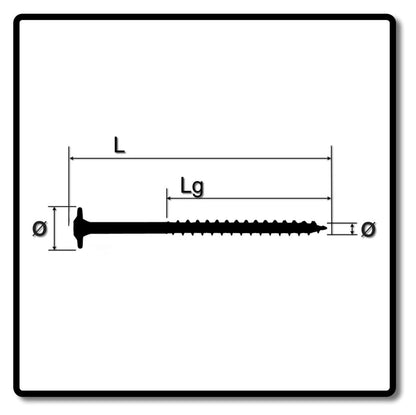 SPAX HI.FORCE Tellerkopfschraube 8,0 x 220 mm 50 Stk. ( 0251010802205 ) Teilgewinde Torx T-STAR plus T40 4CUT WIROX - Toolbrothers