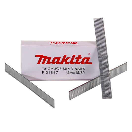 Makita Stauchkopfnagel Brads 15 mm 5000 Stück galvanisiert ( F-31867 ) für Makita Nagler DBN500/AF505/AF506 - Toolbrothers