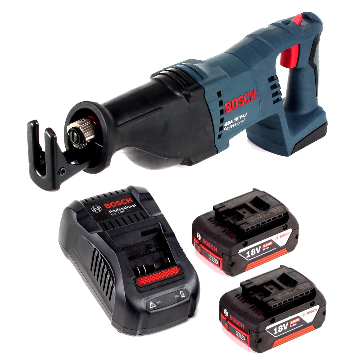 Bosch GSA 18 V-Li Akku Säbelsäge 18V + 2x Akku 5,0Ah + Ladegerät - Toolbrothers