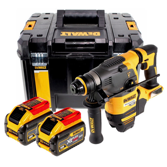 DeWalt DCH 333 X2 Akku Kombihammer 54 V SDS-Plus Brushless in TSTAK Box VI + 2 x 9,0 Ah FlexVolt Akkus - ohne Ladegerät - Toolbrothers