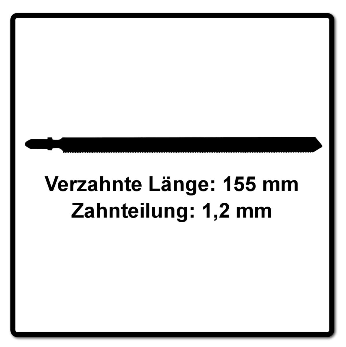 Festool HS 155/1,2 BI/20 Metal Sandwich Materials Stichsägeblatt 155 mm 20 Stk. ( 4x 204337 ) gewellte Grundform aus BI-Metall für Sandwich-Materialien - Toolbrothers