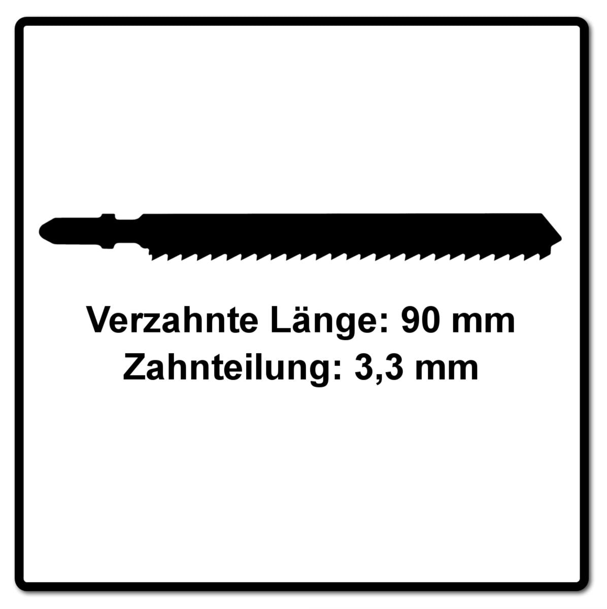 Festool HM 90/3,3/5 Plastics Laminate Stichsägeblatt 90 mm 5 Stk. ( 5x 204269 ) für Laminat- und melaminharzgebundene Platten - Toolbrothers