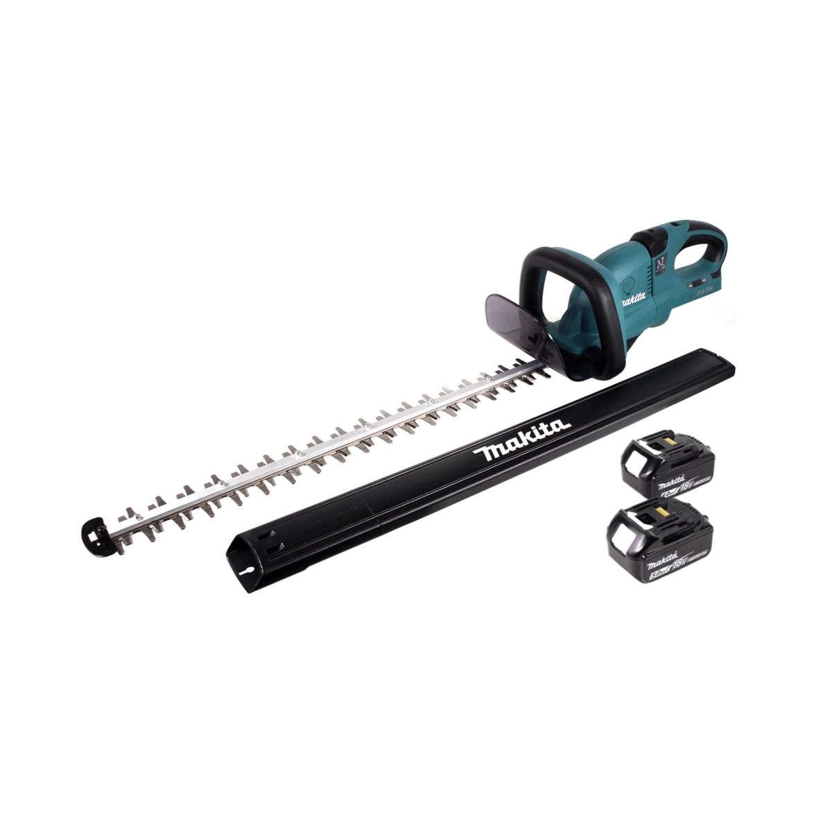 Makita DUH 651 T Akku Heckenschere 36V (2x18V) 65cm XPT Silent mit 2x 5,0 Ah Akku ohne Ladegerät - Toolbrothers