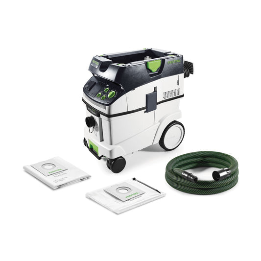 Festool CTM 36 E AC CLEANTEC Absaugmobil 36l Staubkl. M ( 574983 ) + Extra Filter- und Entsorgungssäcke - Toolbrothers