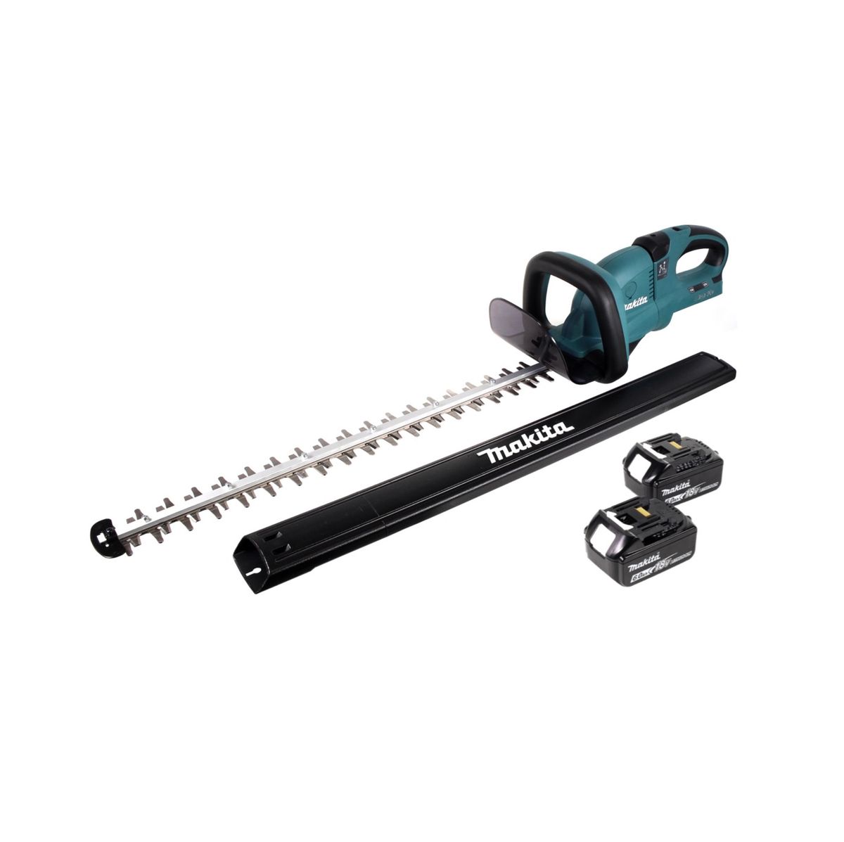 Makita DUH 651 G Akku Heckenschere 36V (2x18V) 65cm XPT Silent mit 2x Akku ohne Ladegerät - Toolbrothers