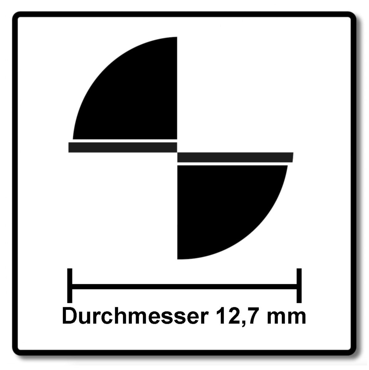 Bosch Bündigfräser Standard for Wood 8 x 12,7 x 68 mm ( 2608628348 ) Zweischneidig, Anlaufkugellager - Toolbrothers