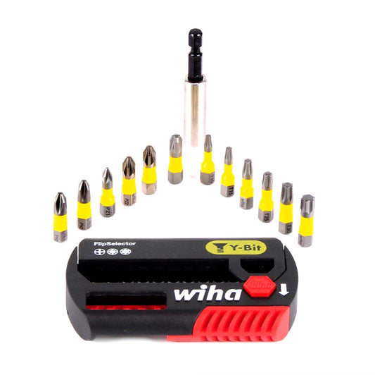 Wiha SB 7947Y-904 FlipSelector ( 41827 ) Y-Bit 25 mm Phillips, Pozidriv, TORX® 13-tlg. 1/4" - Toolbrothers