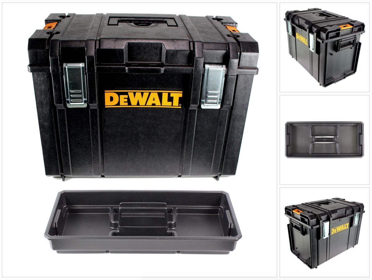 DeWalt DS 400 Tough Box Werkzeug Koffer / Organizer 550 x 408 x 366 mm + Werkzeug Trage H1300111REC Einlage - Toolbrothers