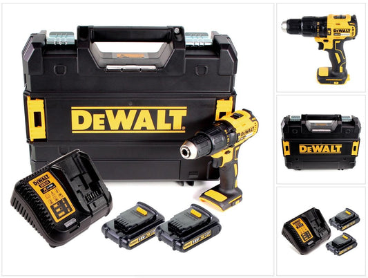 DeWalt DCD 778 S2T Akku Schlagbohrschrauber 18V 65Nm + 2x Akku 1,5Ah + Ladegerät + TSTAK - Toolbrothers