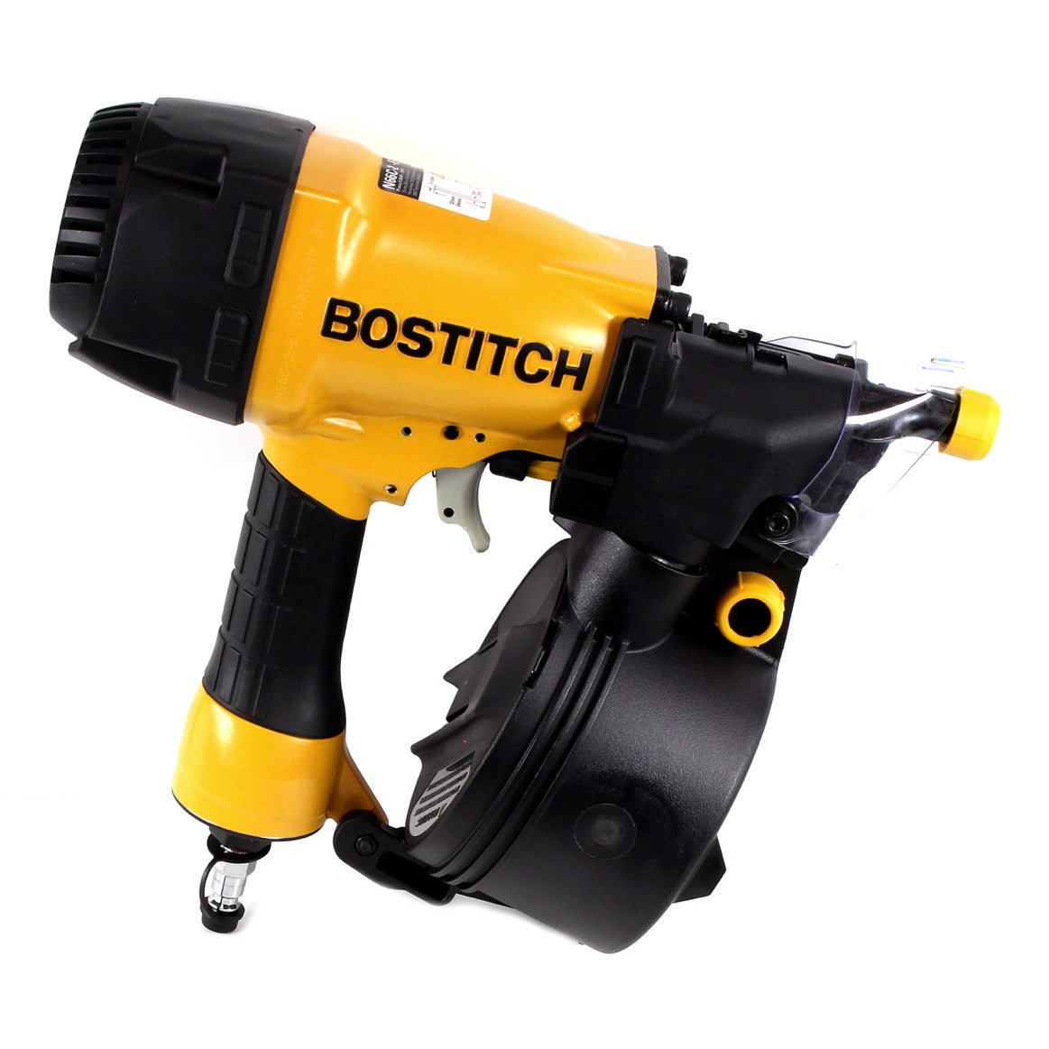 Bostitch N66C-2-E Druckluft Nagler Coilnagler bis 8,3 Bar 32 - 64 mm x 2,03 - 2,5 mm mit Einzelauslösung und Aluminium-Gehäuse im Tragekoffer - Toolbrothers