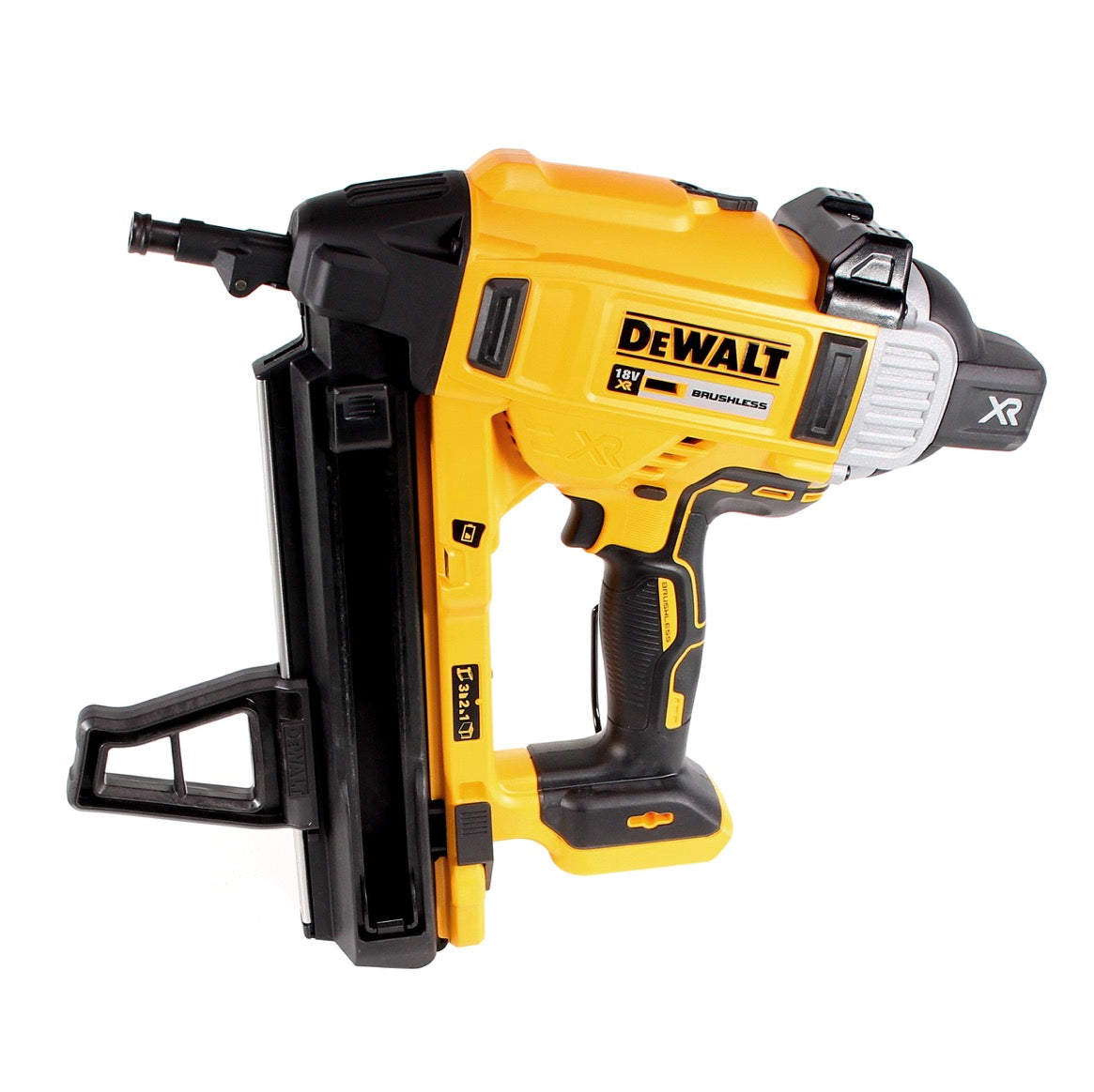 DeWalt DCN 890 S2 Akku Nagler 18 V Li-Ion Brushless im Koffer + 2 x 1,5 Ah Akku + Ladegerät - Toolbrothers